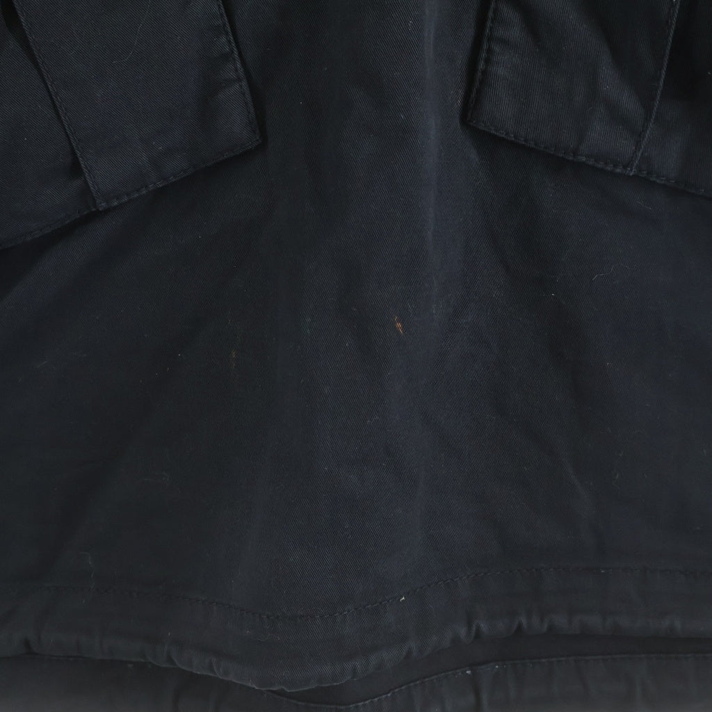 STONE ISLAND(ストーンアイランド) QUARTER ZIP POPOVER HOODED SMOCK ショルダーロゴワッペン クォータージップ プルオーバースモック ブラック 731510510