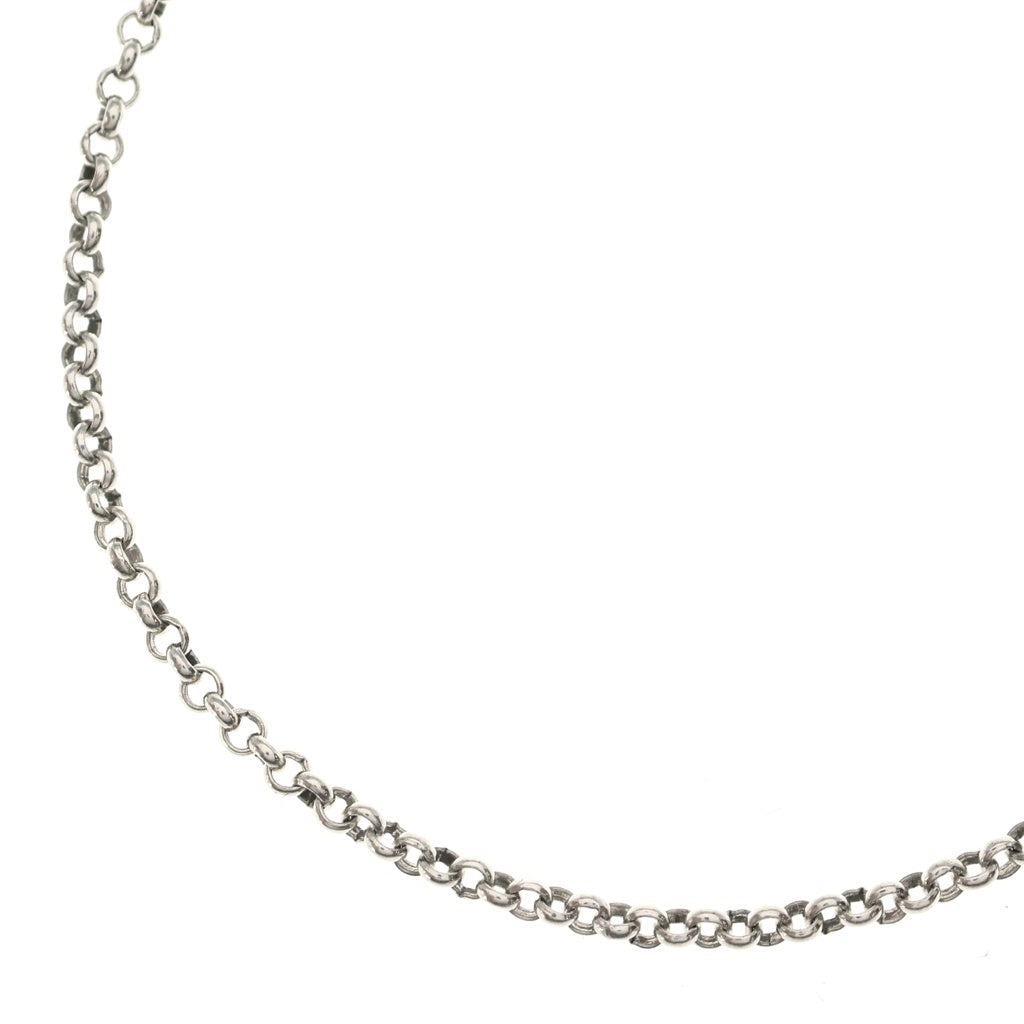 CHROME HEARTS(クロムハーツ) NECKCHAIN R18 オールド ロールチェーンネックレス 18inch シルバー BCA083