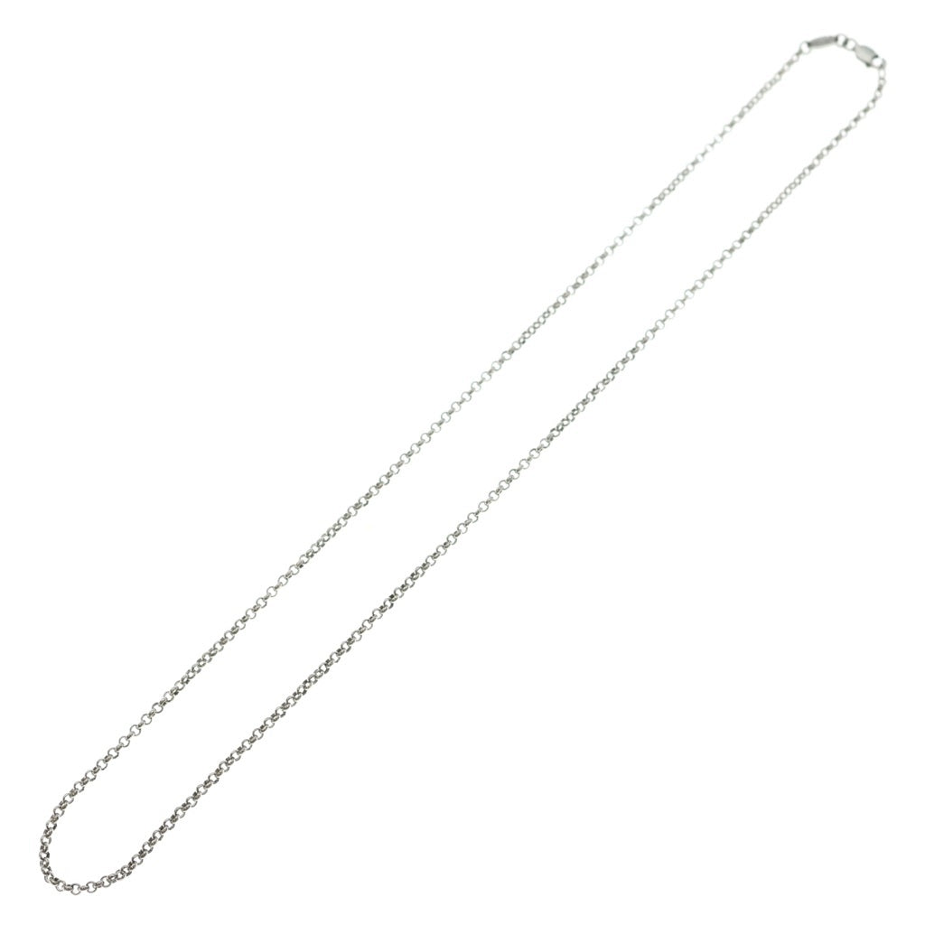 CHROME HEARTS(クロムハーツ) NECKCHAIN R18 オールド ロールチェーンネックレス 18inch シルバー BCA083