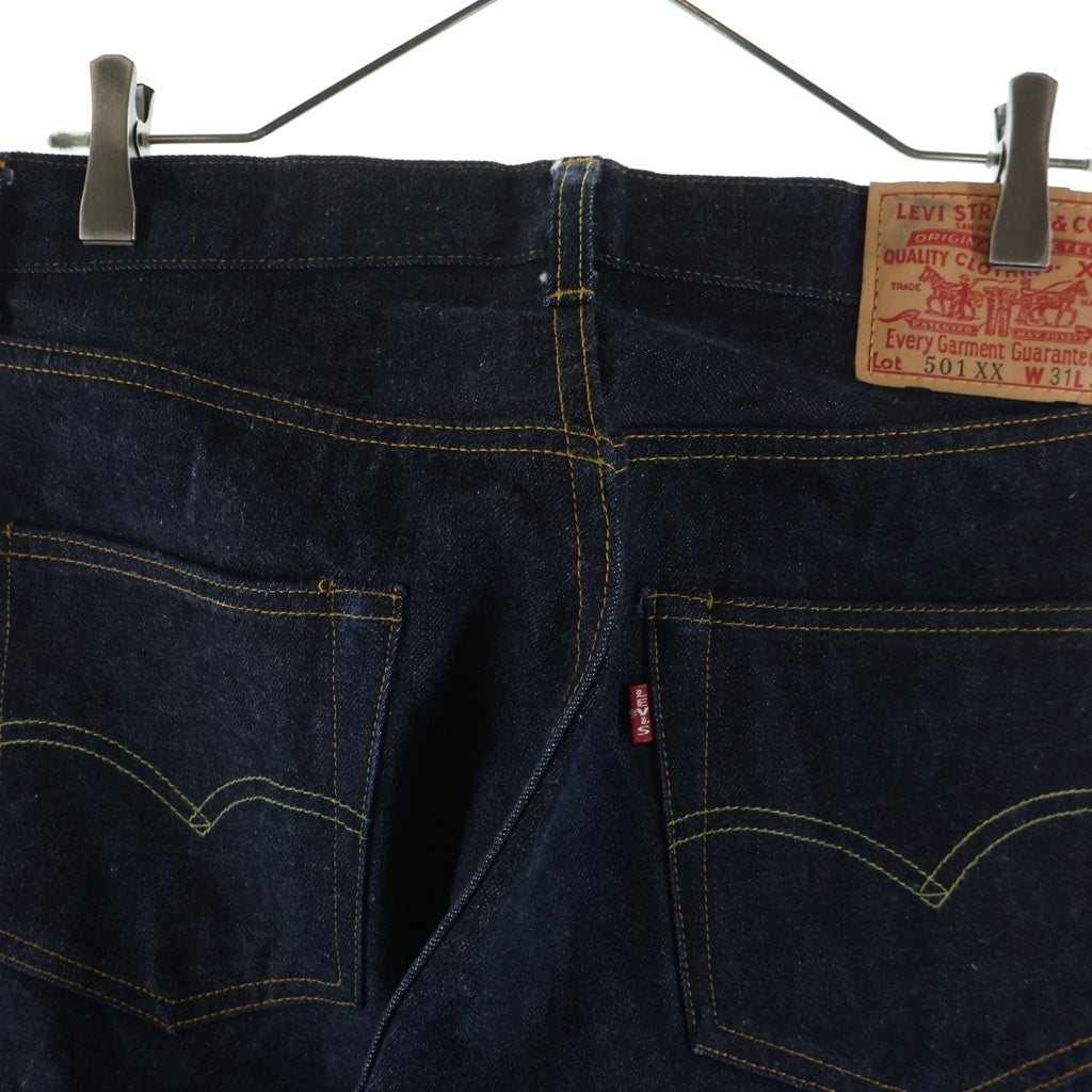 Levi's VINTAGE CLOTHING(リーバイス ビンテージ クロージング) 90S 1955復刻 501XX BIG E ボタンフライ ストレートデニムパンツ インディゴ 501-0003
