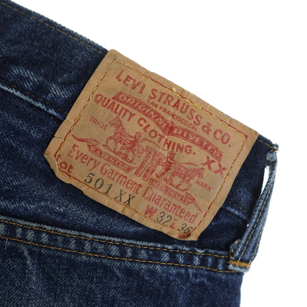 Levi's VINTAGE CLOTHING(リーバイス ビンテージ クロージング) 90S 1955復刻 501XX BIG E ボタンフライ ストレートデニムパンツ インディゴ 501-0003