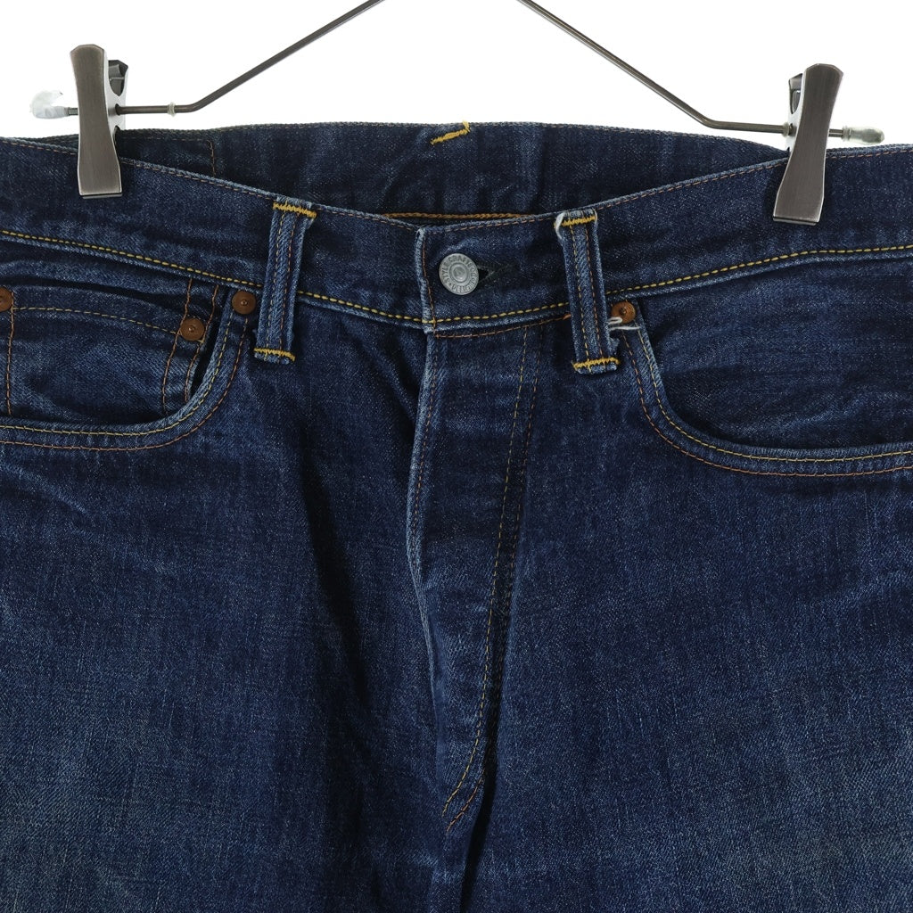 EVISU エビス 2000 No.2 カモメプリント ボタンフライ ストレートデニムパンツ インディゴ EVISU(エビス) 2000 No.2 カモメプリント ボタンフライ ストレート