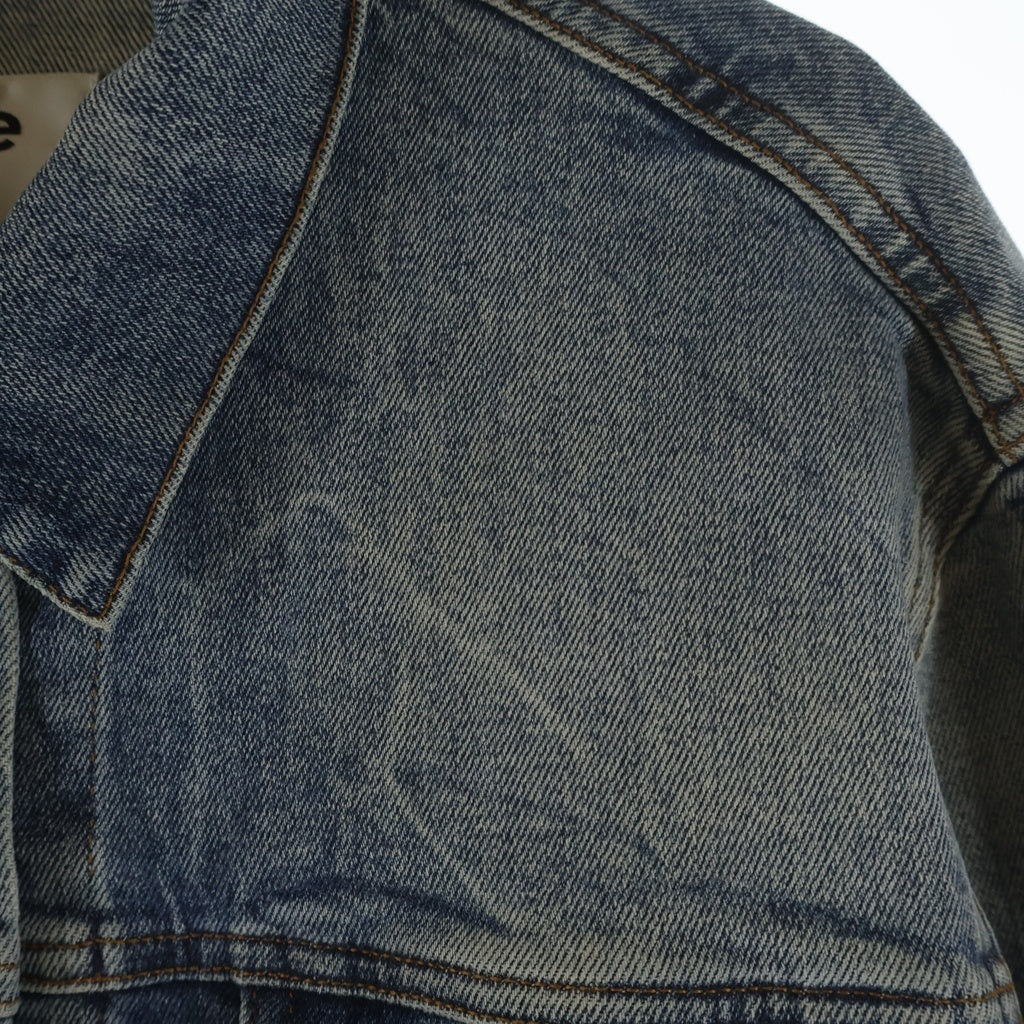 Acne Studios(アクネ ストゥディオズ) Denim Jacket ロゴパッチ デニムジャケット インディゴ TRAM FR LT VT AW15 レディース