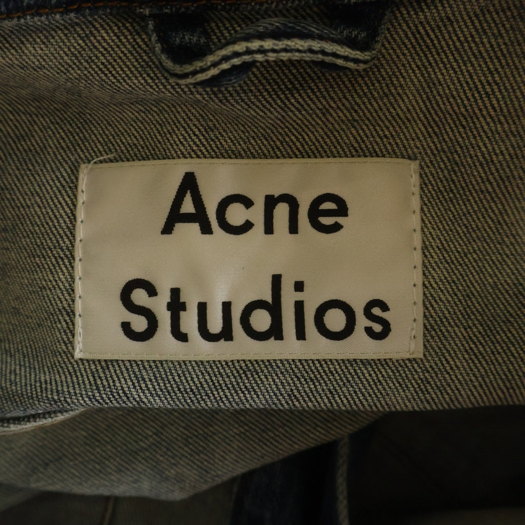Acne Studios(アクネ ストゥディオズ) Denim Jacket ロゴパッチ デニムジャケット インディゴ TRAM FR LT VT AW15 レディース