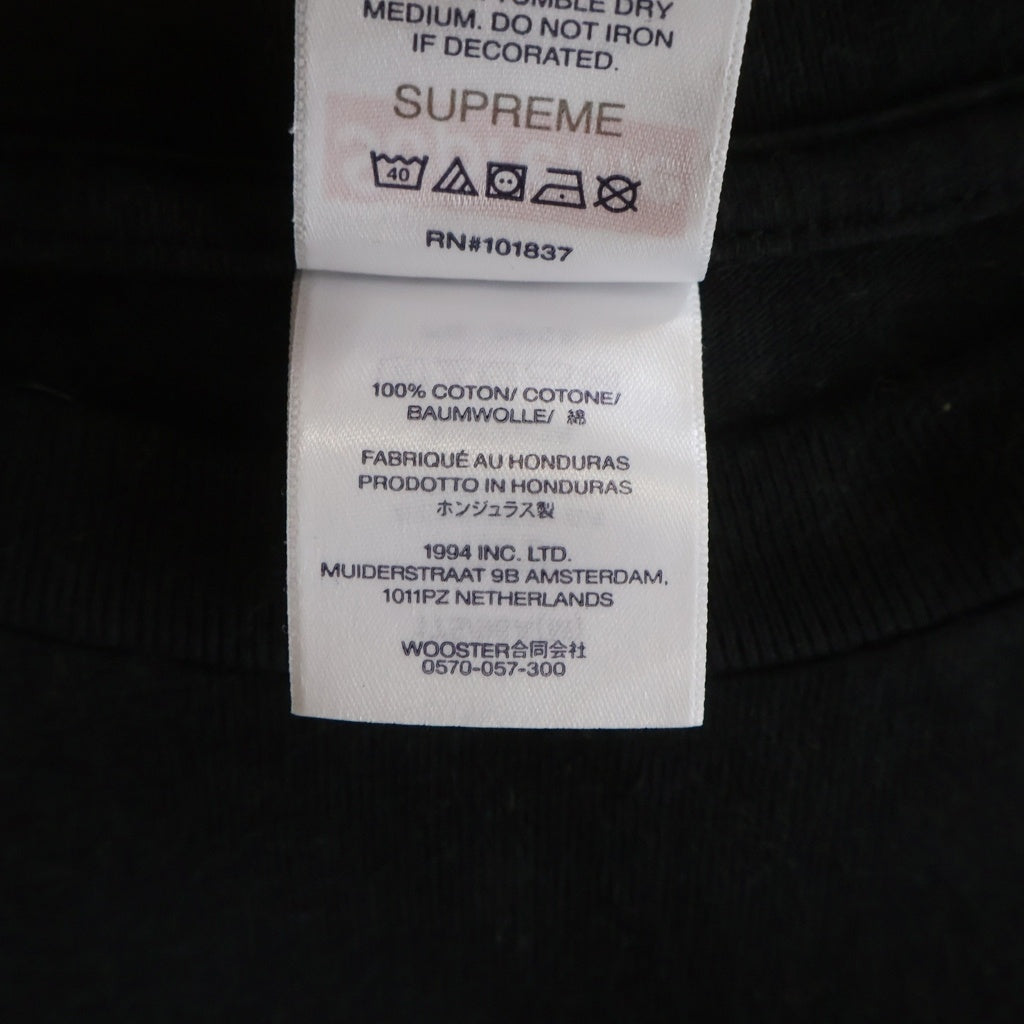 SUPREME(シュプリーム) 26SS God Save Us TEE フロントプリント クルーネック半袖Tシャツカットソー ブラック