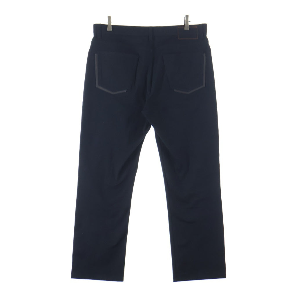 HERMES(エルメス) コットンセリエボタンフライデニムパンツ ブラック