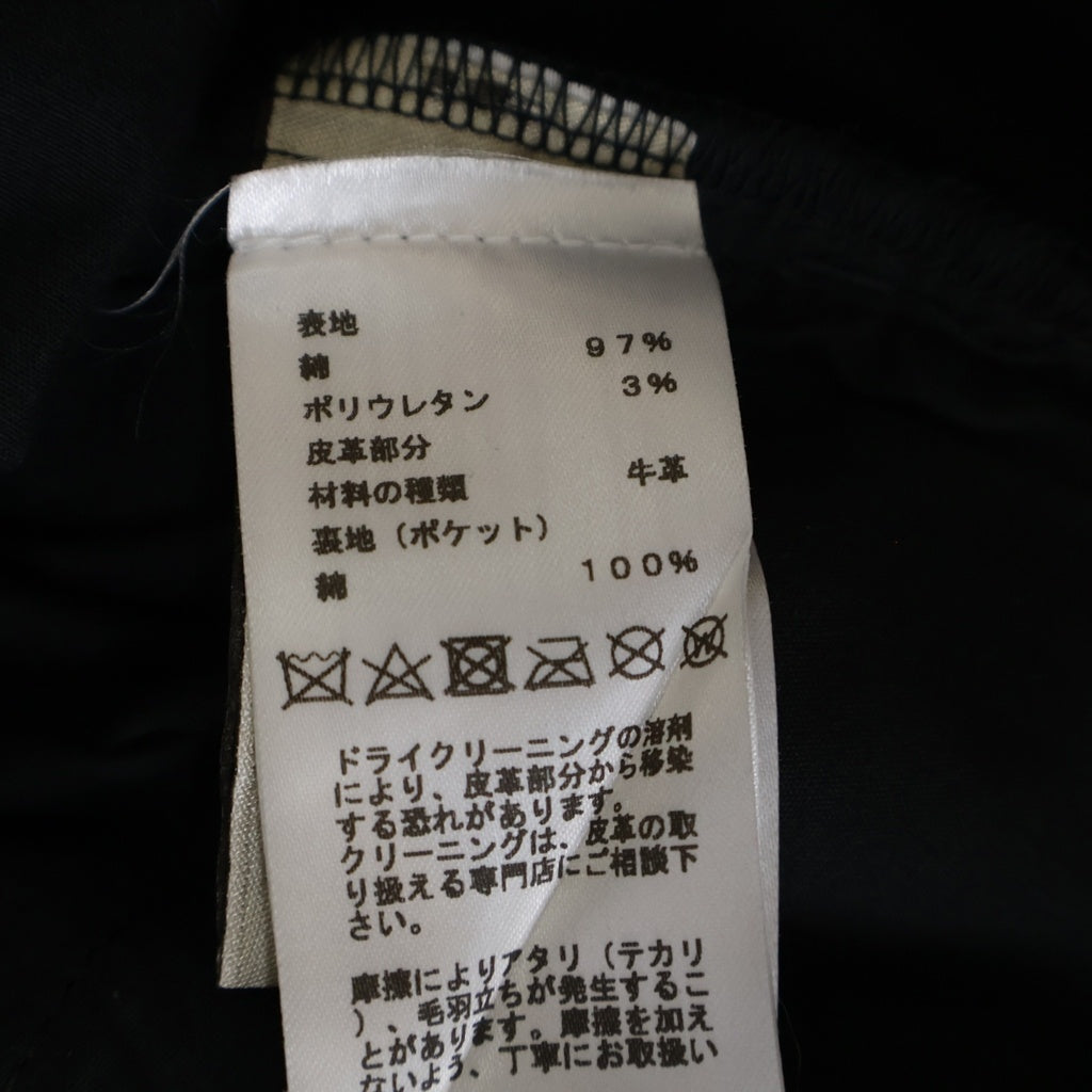 HERMES(エルメス) コットンセリエボタンフライデニムパンツ ブラック