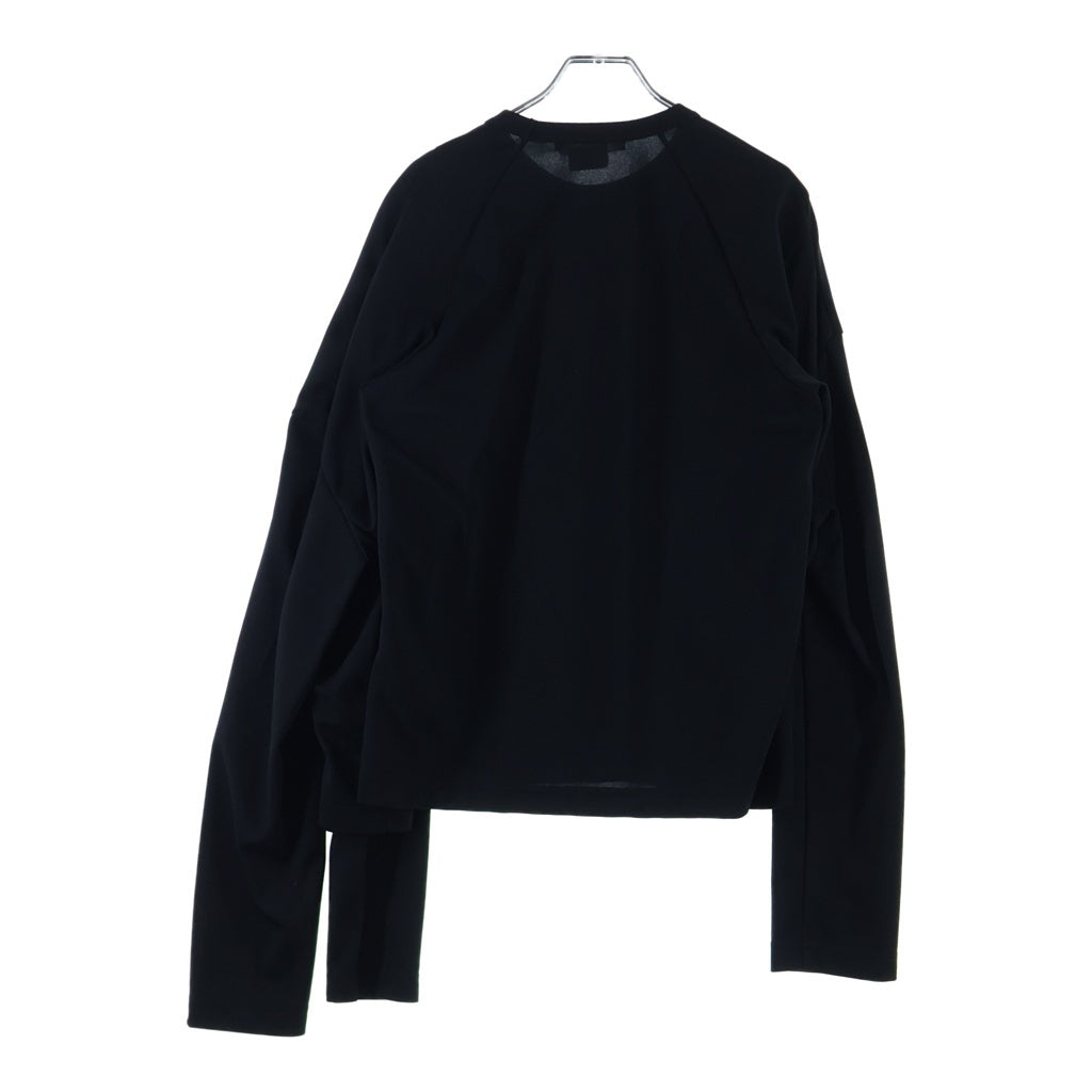 COMME des GARCONS(コムデギャルソン) 25SS 5本袖クルーネック長袖Tシャツカットソー レディース ブラック GO-T020