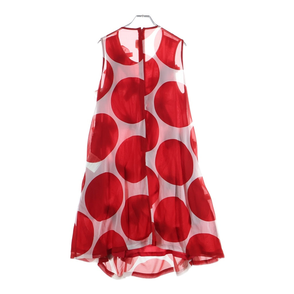 COMME des GARCONS(コムデギャルソン) 24SS リボンデザイン ノースリーブワンピース レディース レッド GM-B020