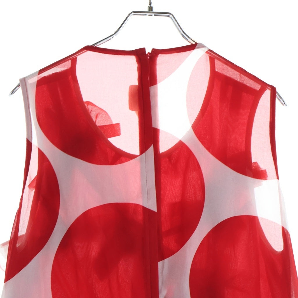 COMME des GARCONS(コムデギャルソン) 24SS リボンデザイン ノースリーブワンピース レディース レッド GM-B020