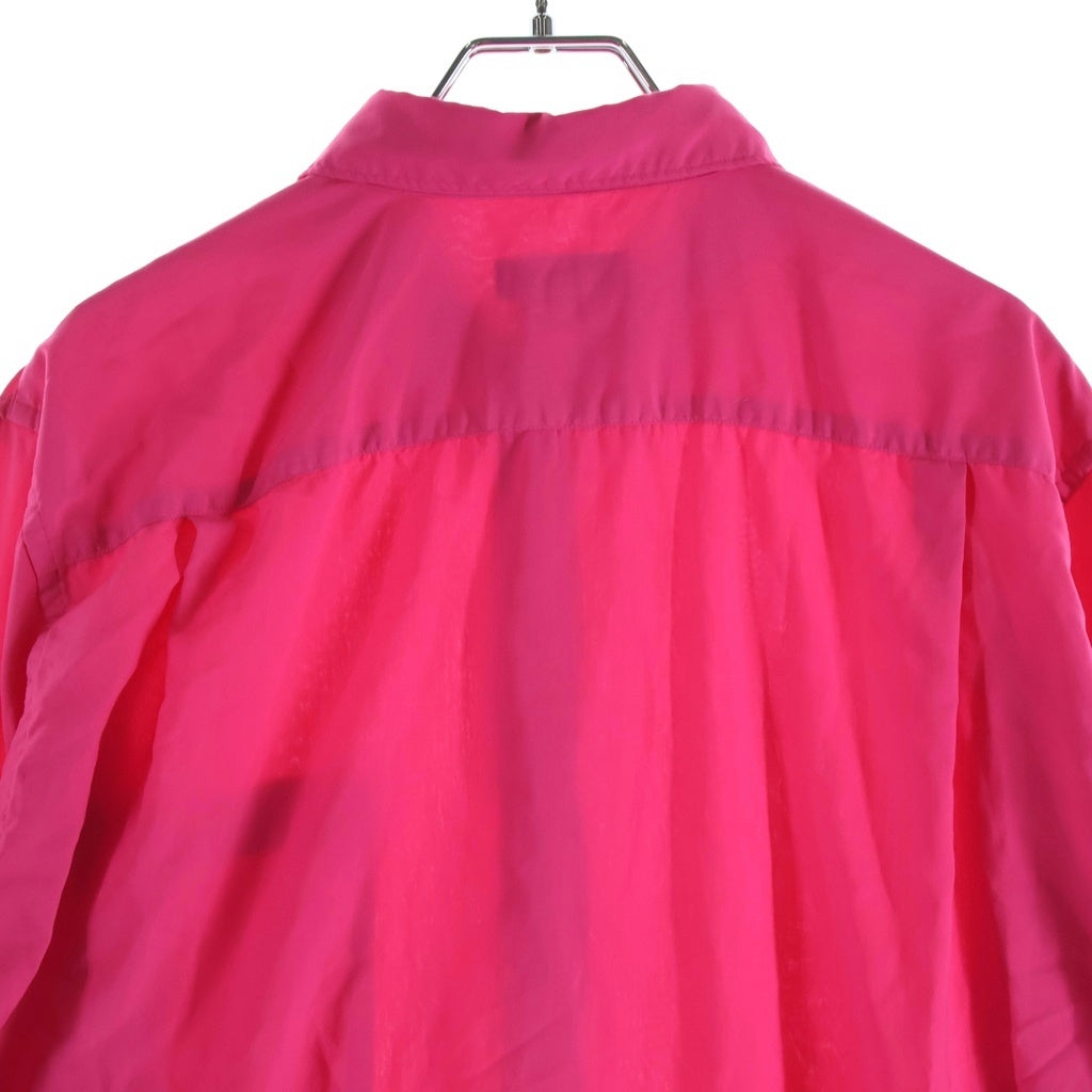 COMME des GARCONS HOMME PLUS(コムデギャルソンオムプリュス) 25SS ボタンダウン長袖シャツ ピンク PO-B032 レディース