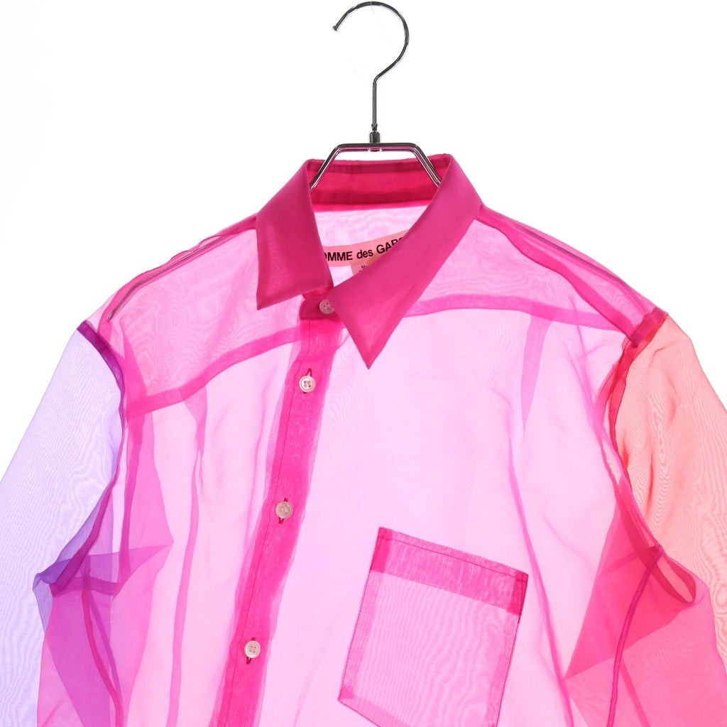 COMME des GARCONS(コムデギャルソン) 25SS シースルーデザイン ボタン