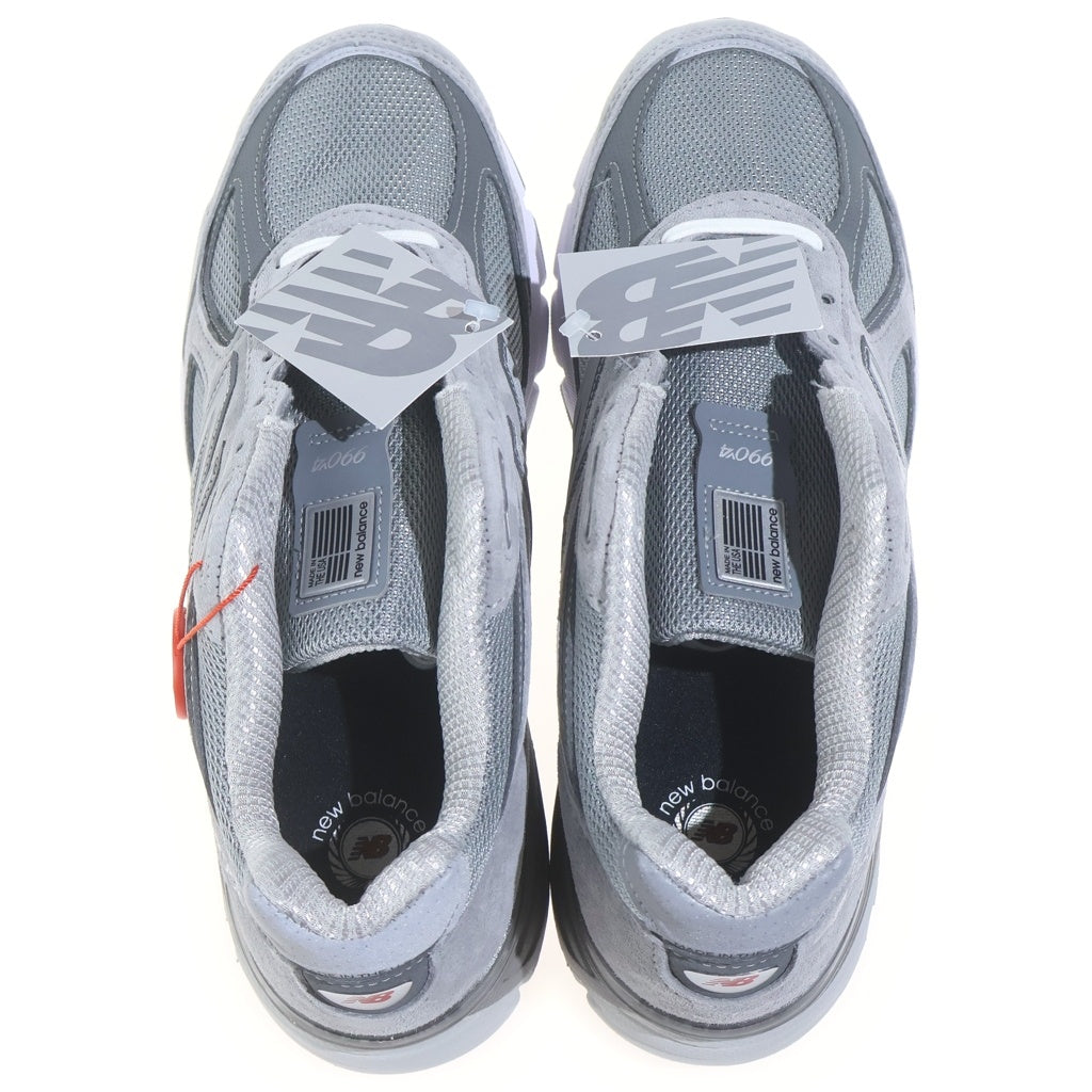 New Balance(ニューバランス) 990V4 Grey Silver ローカットスニーカー US10/28cm グレー U990GR4