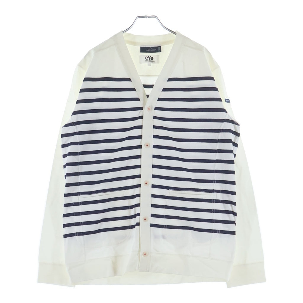 COMME des GARCONS(コムデギャルソン) 20SS ×Saint James ×セントジェームス ボーダーコットン長袖カーディガン WE-T901