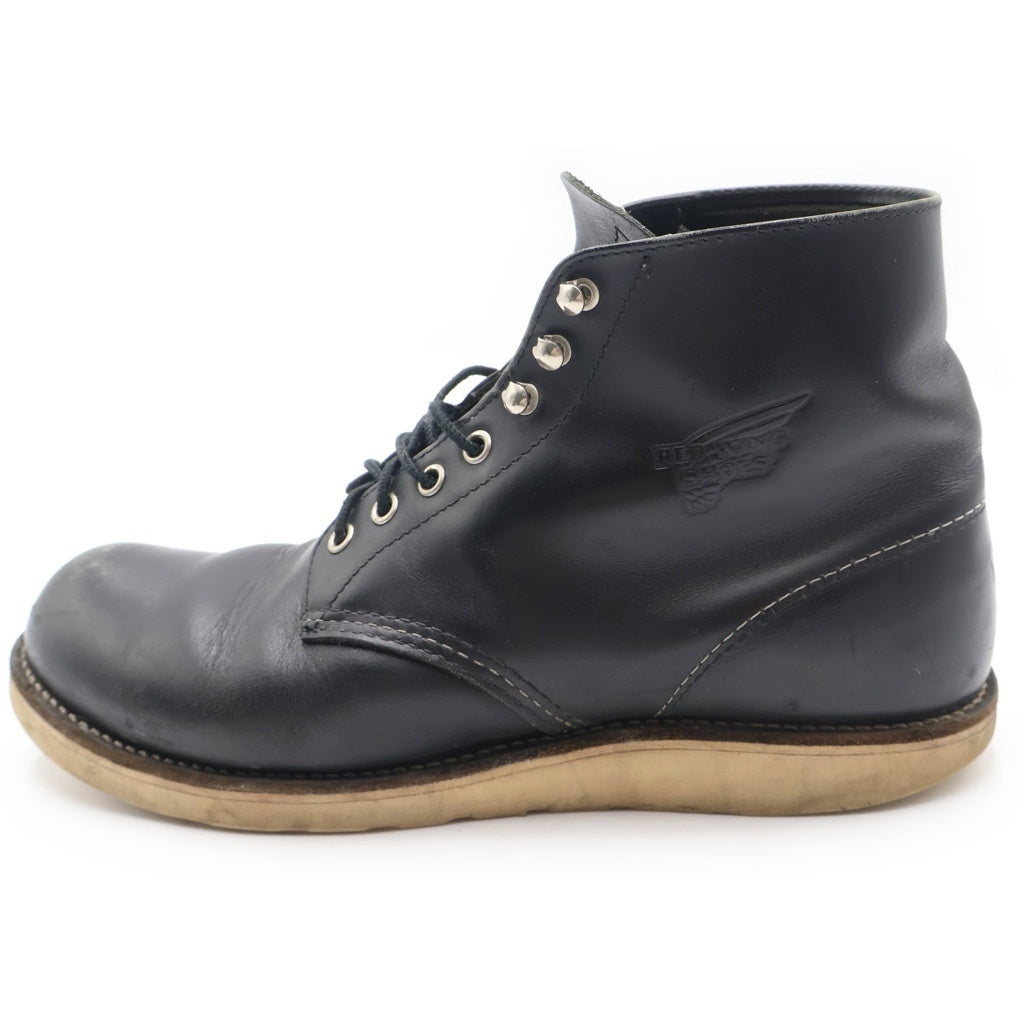 RED WING(レッド ウイング) 6INCH CLASSIC ROUND BOOTS 6インチ クラシックラウンドブーツ レザー ブラック 8165