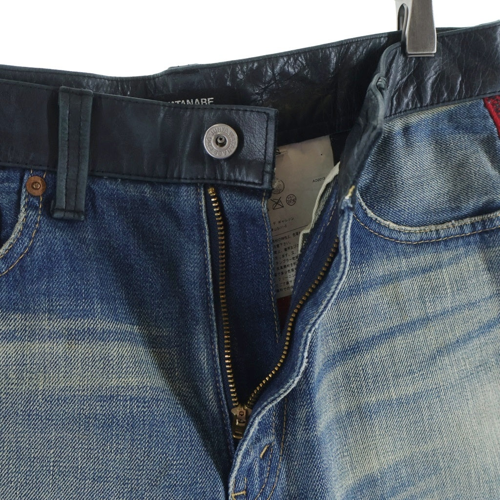 JUNYA WATANABE COMME des GARCONS(ジュンヤワタナベ コムデギャルソン) 13AW 異素材切替 デニムチェックパンツ レディース マルチカラー JL-P007