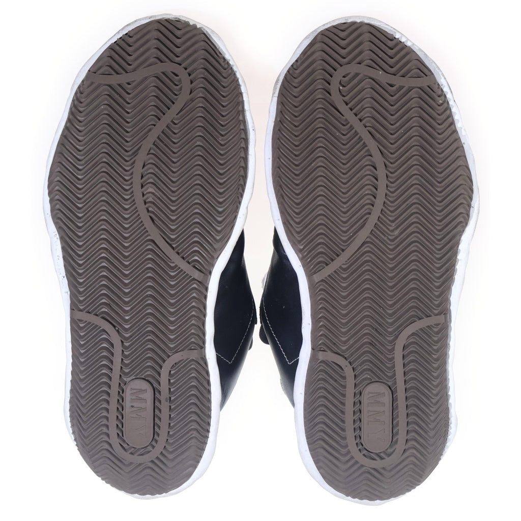 MIHARA YASUHIRO(ミハラヤスヒロ) BLAKEY PUFFER LOW ブレイキー パッファーレザーローカットスニーカー ブラック A12FW723