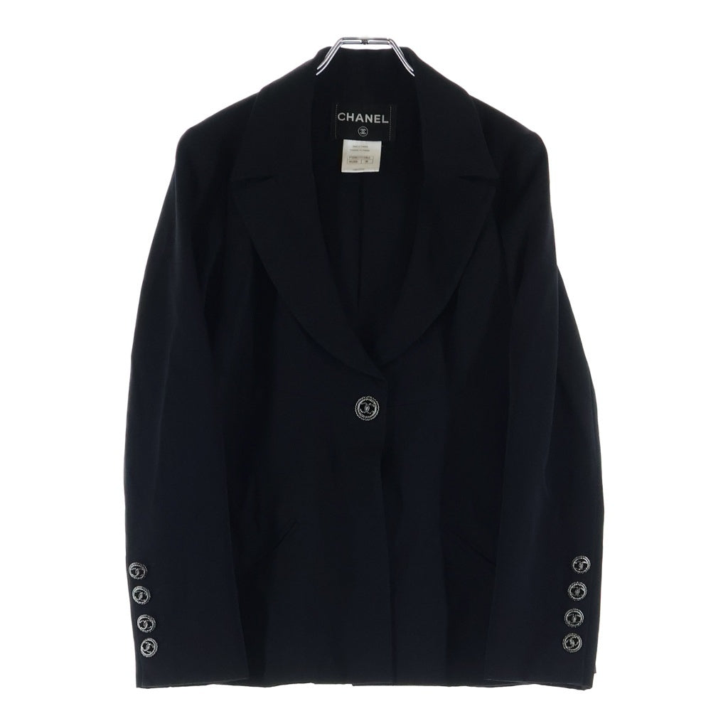 CHANEL(シャネル) ココマークボタン テーラードジャケット ブラック レディース P39962V04964