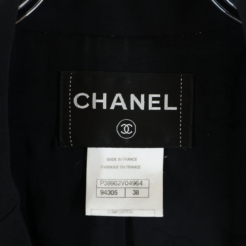 CHANEL(シャネル) ココマークボタン テーラードジャケット ブラック レディース P39962V04964