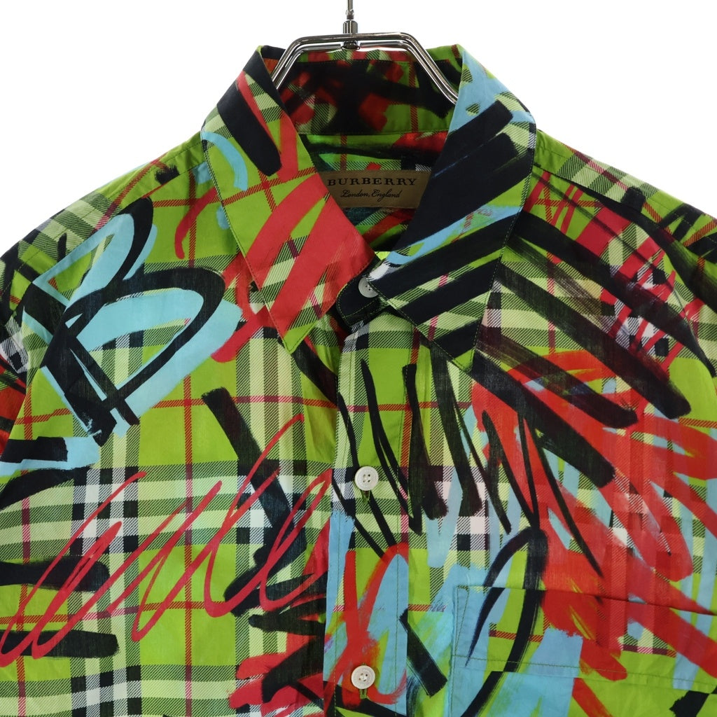 BURBERRY(バーバリー) グラフィティチェック 半袖シャツ 8001275