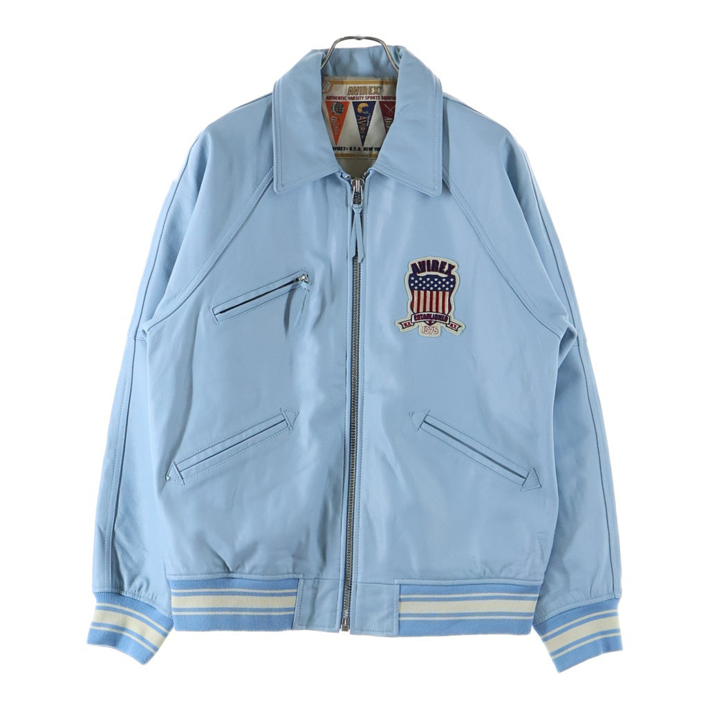 AVIREX(アヴィレックス) LIGHT SIGNATURE VARSITY JACKET ライトシグネチャーバーシティジャケット ブルー 783-4950016-113