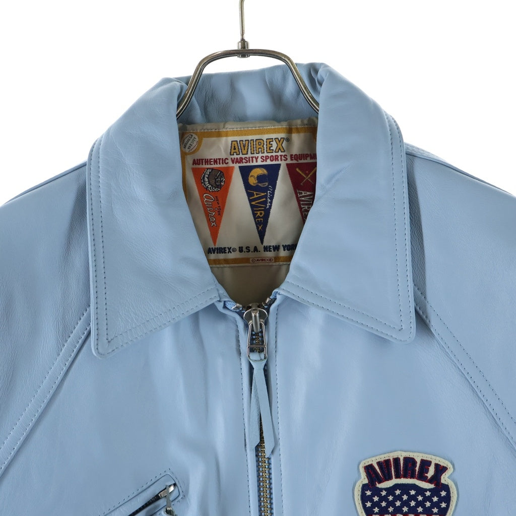 AVIREX(アヴィレックス) LIGHT SIGNATURE VARSITY JACKET ライトシグネチャーバーシティジャケット ブルー 783-4950016-113