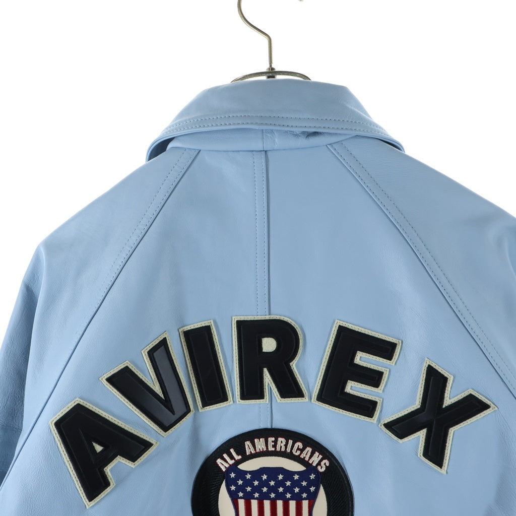 AVIREX(アヴィレックス) LIGHT SIGNATURE VARSITY JACKET ライトシグネチャーバーシティジャケット ブルー 783-4950016-113