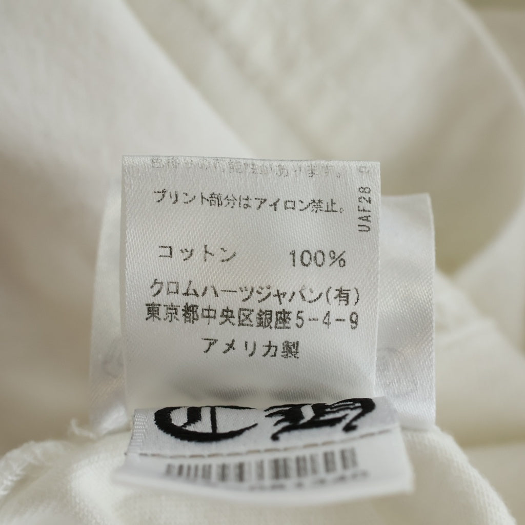 CHROME HEARTS(クロムハーツ) MADE IN HOLLYWOOD TEE メイドインハリウッド 両面プリントクルーネック半袖Tシャツカットソー ホワイト