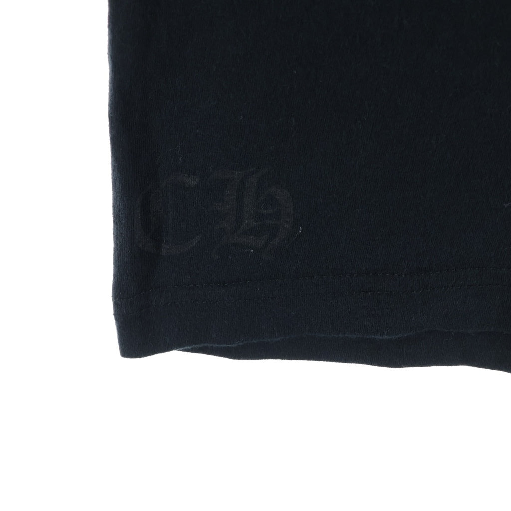 CHROME HEARTS(クロムハーツ) Neck Logo S/S TEE CHクロスプリント クルーネック半袖Tシャツカットソー ブラック