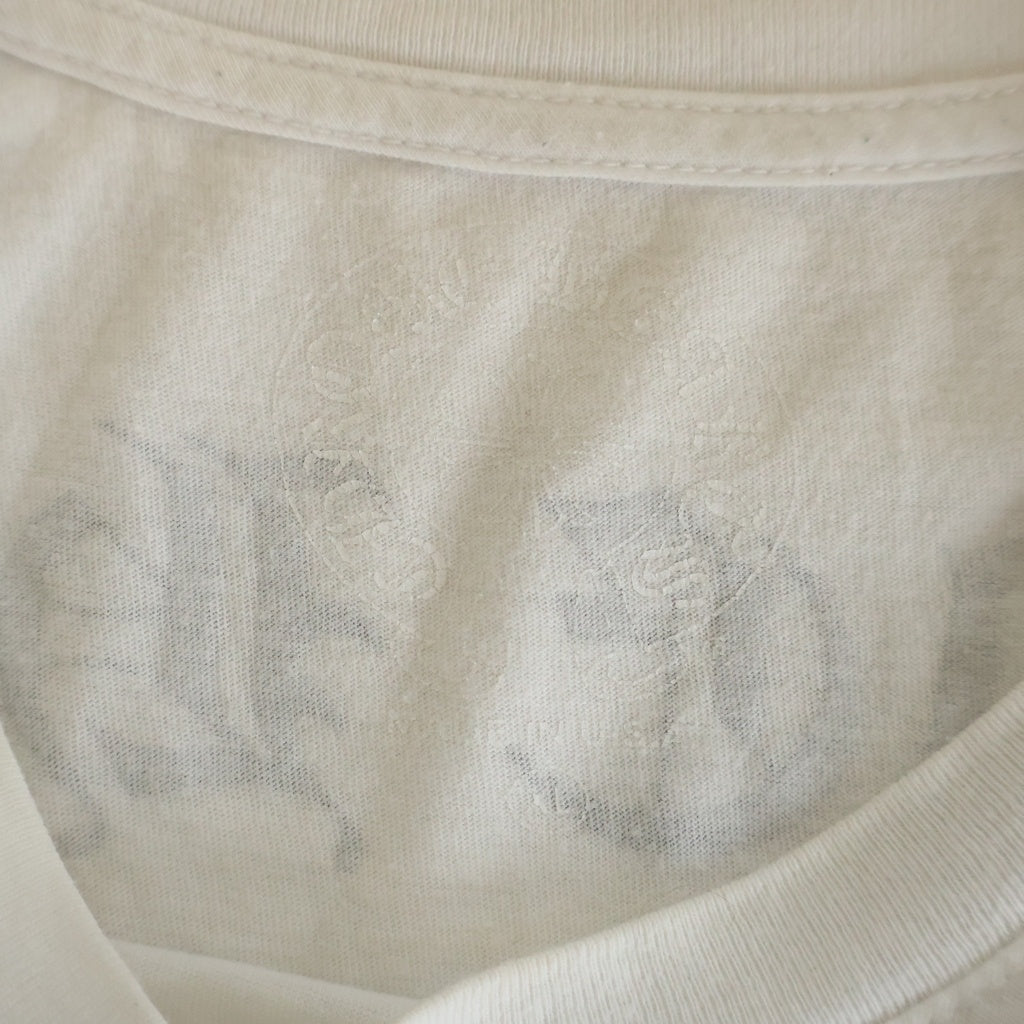 CHROME HEARTS(クロムハーツ) Back Arch Logo USA S/S TEE バックアーチロゴ クルーネック半袖Tシャツカットソー ホワイト