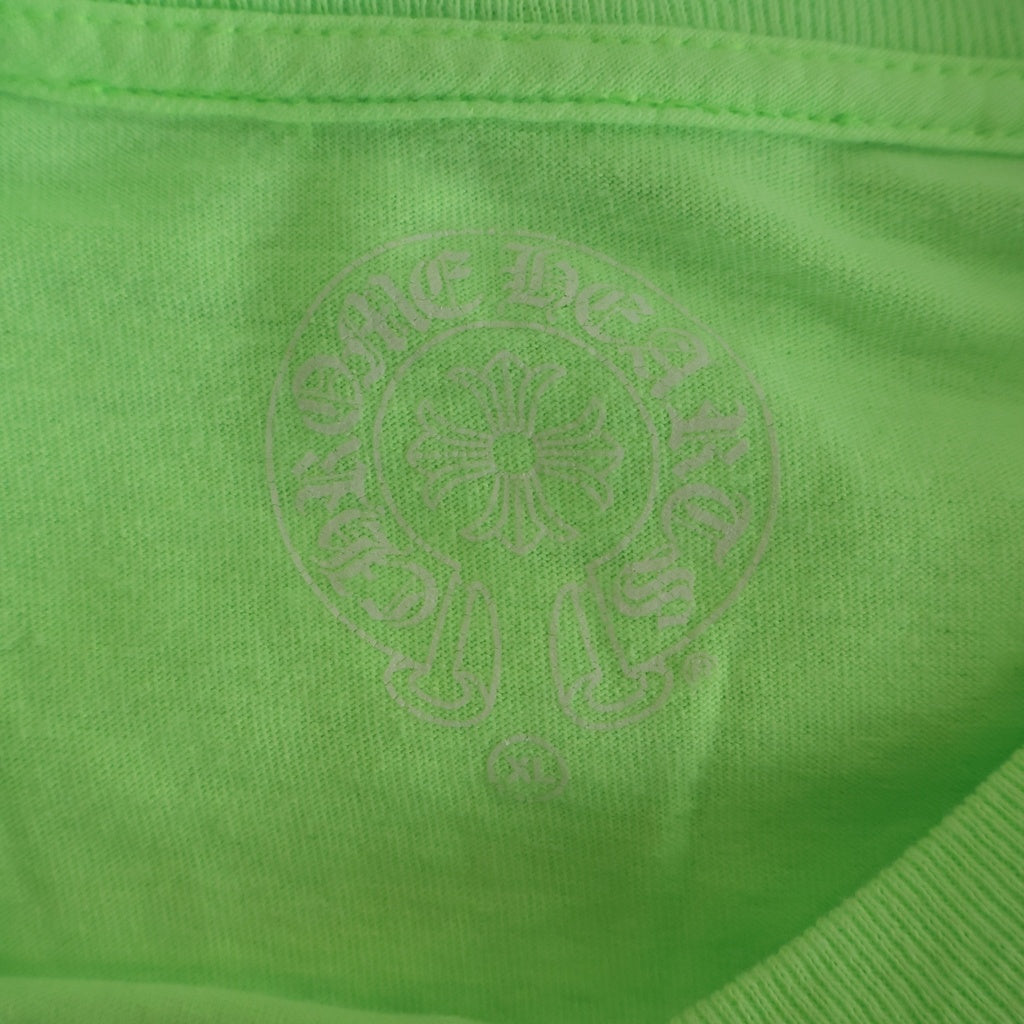 CHROME HEARTS(クロムハーツ) フレイムCHプラスプリント長袖Tシャツ グリーン カットソー
