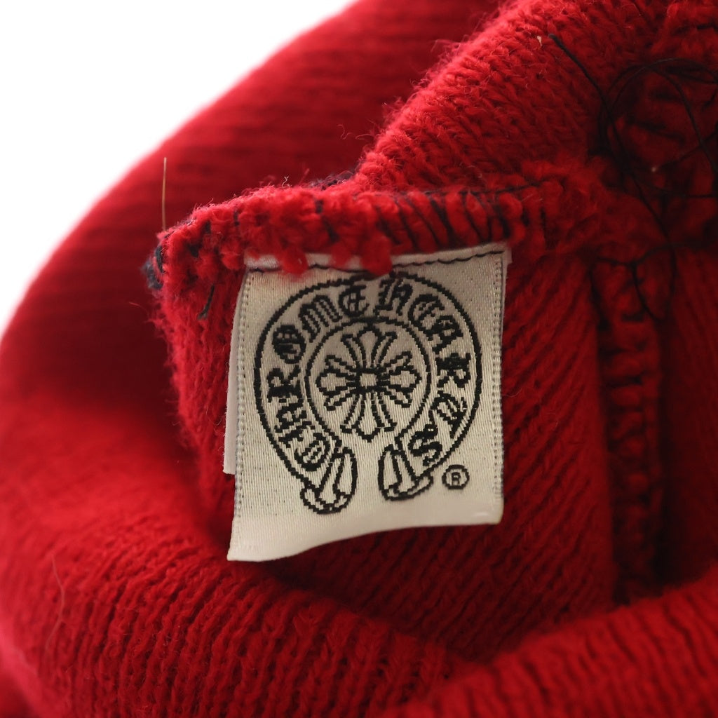 CHROME HEARTS(クロムハーツ) WOOL WATCH CAP CHロゴ刺繍 ビーニー ニット帽 帽子 レッド