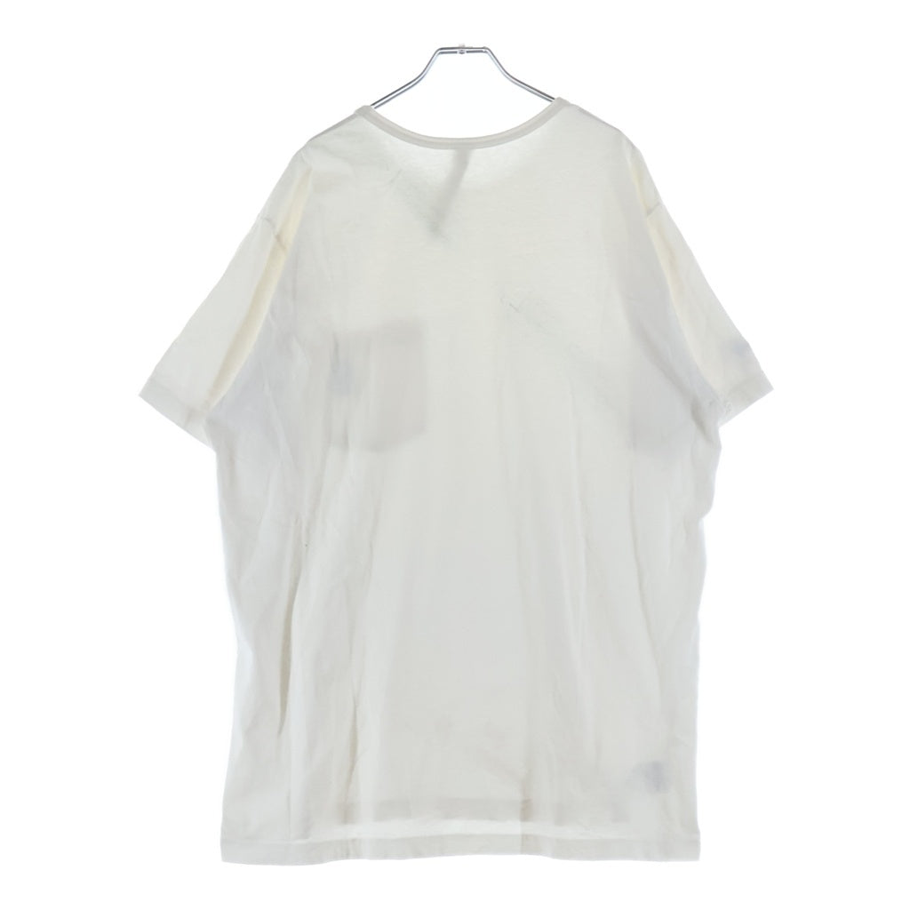 CHROME HEARTS(クロムハーツ) Y NOT S/S TEE フロントロゴ刺繍 袖CHクロス刺繍 クルーネック半袖Tシャツカットソー ホワイト