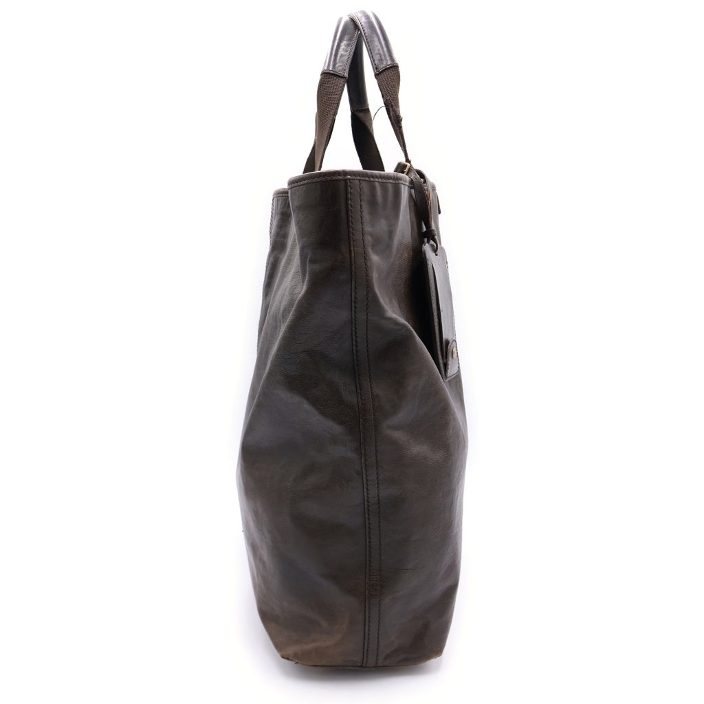 YVES SAINT LAURENT(イヴサンローラン) ヴィンテージ レザーハンドトートバッグ ブラウン 157730 002404 レディース