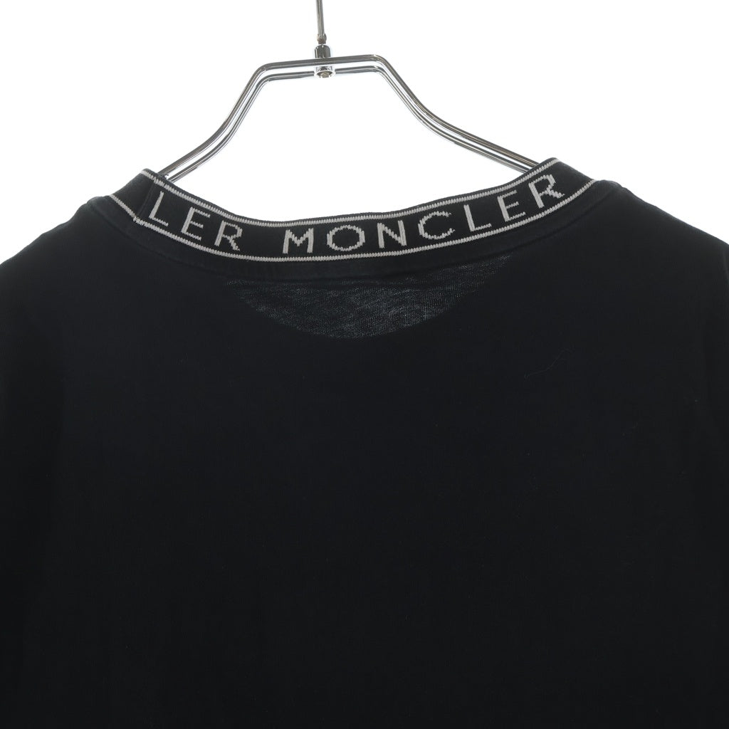 MONCLER(モンクレール) ネックロゴ クルーネック半袖Tシャツカットソー