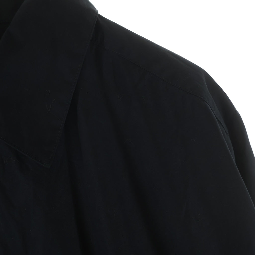 AMBUSH(アンブッシュ) ZIP UP COTTON SHIRT ロゴパッチ ジップアップ 長袖シャツ ブラック