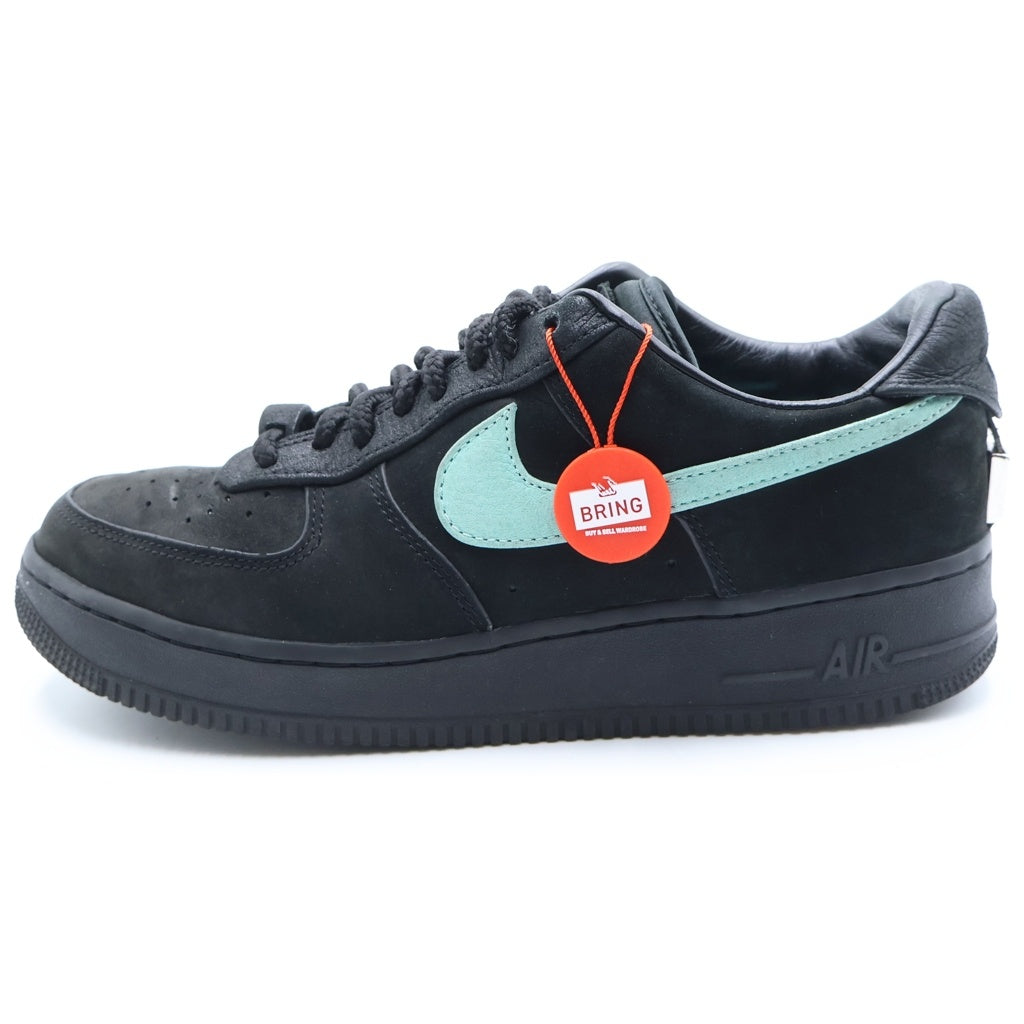 NIKE(ナイキ) ×TIFFANY&CO AIR FORCE 1 LOW 1837 BLACK×ティファニー エアフォース1 ローカットスニーカー ブラック/ブルー US9/27cm DZ1382-001