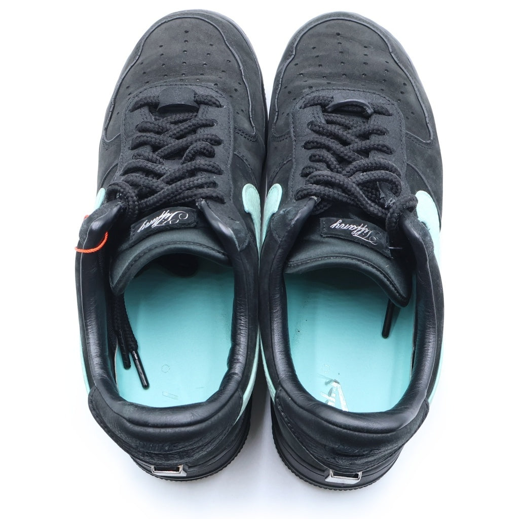 NIKE(ナイキ) ×TIFFANY&CO AIR FORCE 1 LOW 1837 BLACK×ティファニー エアフォース1 ローカットスニーカー ブラック/ブルー US9/27cm DZ1382-001