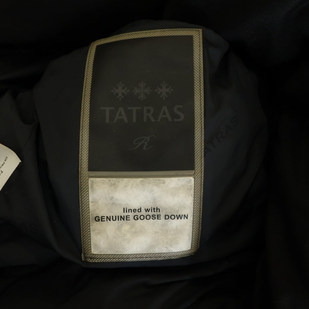 TATRAS(タトラス) 袖ロゴワッペン ウール ダウンジャケット ブラック MTAT20A4289-D
