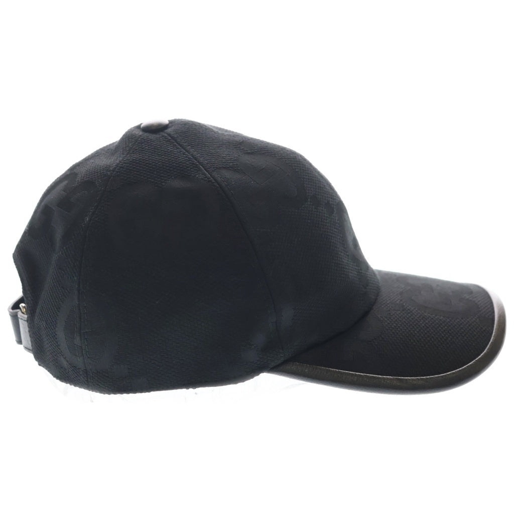 GUCCI(グッチ) ジャンボGG 総柄 ベースボールキャップ ブラック 727562
