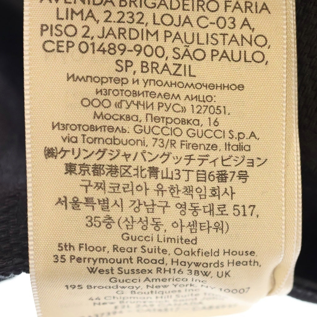 GUCCI(グッチ) ジャンボGG 総柄 ベースボールキャップ ブラック 727562