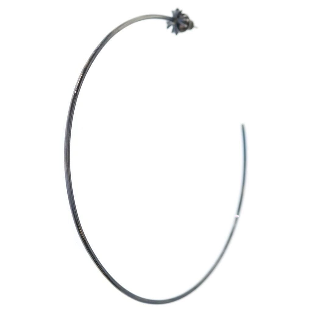 CHROME HEARTS(クロムハーツ) HOOP CH PLS CHプラス フープ ピアス シルバー BCA099