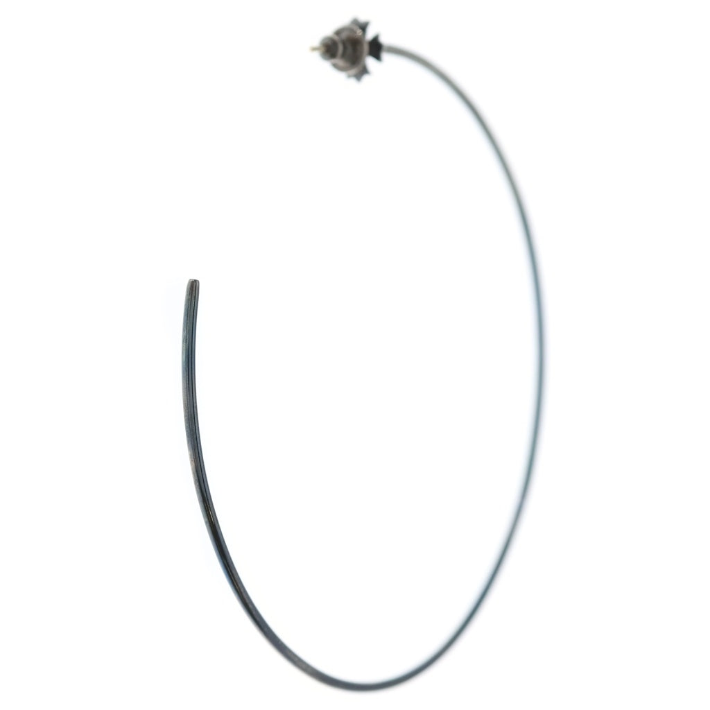 CHROME HEARTS(クロムハーツ) HOOP CH PLS CHプラス フープ ピアス シルバー BCA099