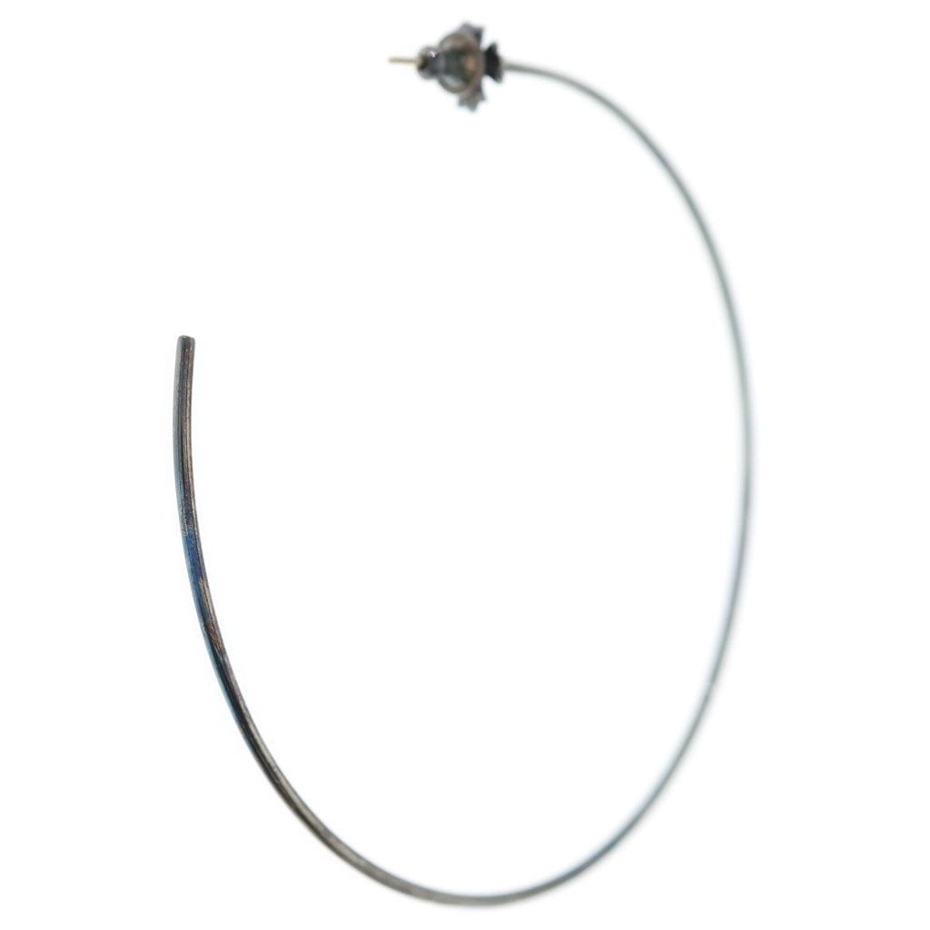 CHROME HEARTS(クロムハーツ) HOOP CH PLS CHプラス フープ ピアス シルバー BCA099