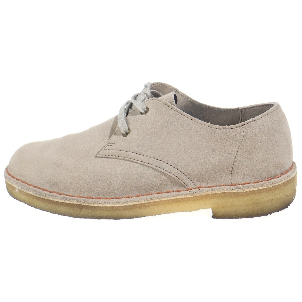 Clarks(クラークス) Desert Khan デザートカーン スウェード ローカットスニーカー グレー 61301595