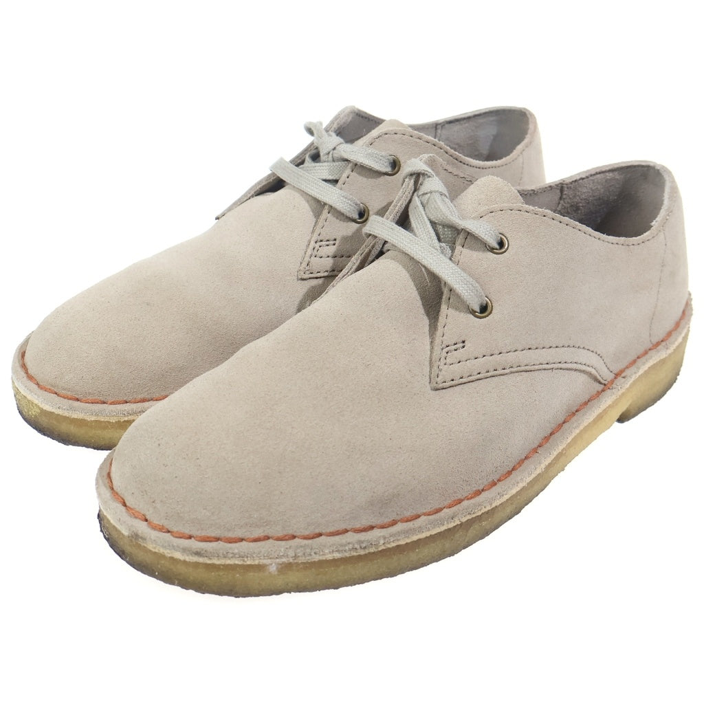 Clarks(クラークス) Desert Khan デザートカーン スウェード ローカットスニーカー グレー 61301595