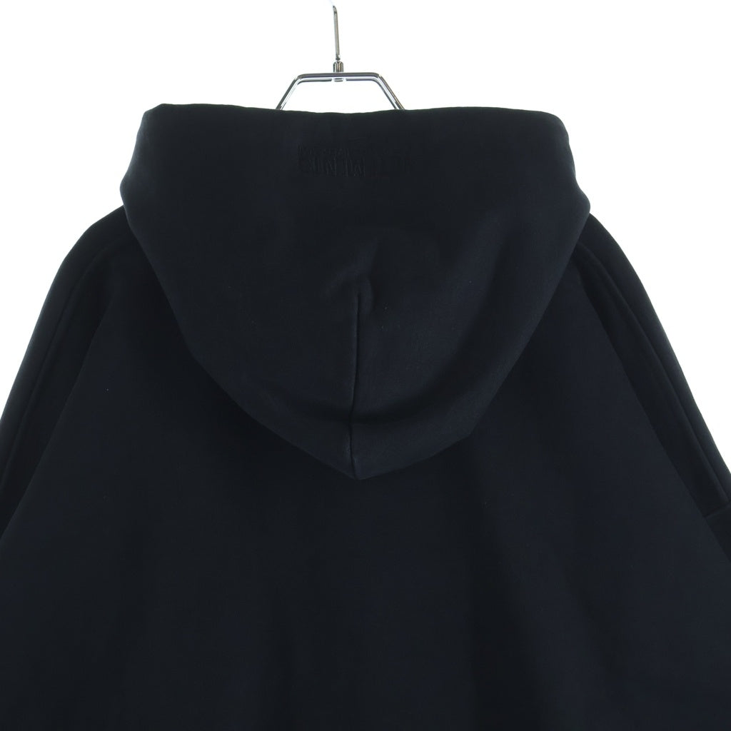 VETEMENTS(ヴェトモン) 20AW Cut Off Pullover Hoodie スウェットプルオーバーパーカー ブラック UAH21TR542