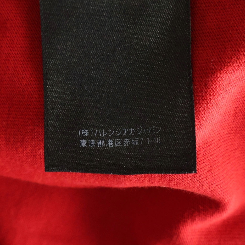BALENCIAGA(バレンシアガ) Oversized T-shirt スライムプリント クルーネック半袖Tシャツカットソー レッド 676589