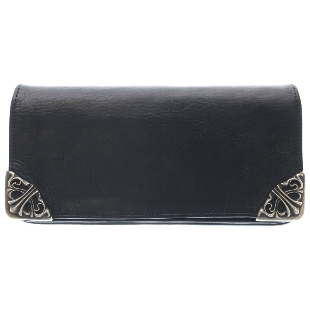 CHROME HEARTS(クロムハーツ) LNG SNGL FLD TIPS シングルフォールド レザーウォレット 財布 ブラック