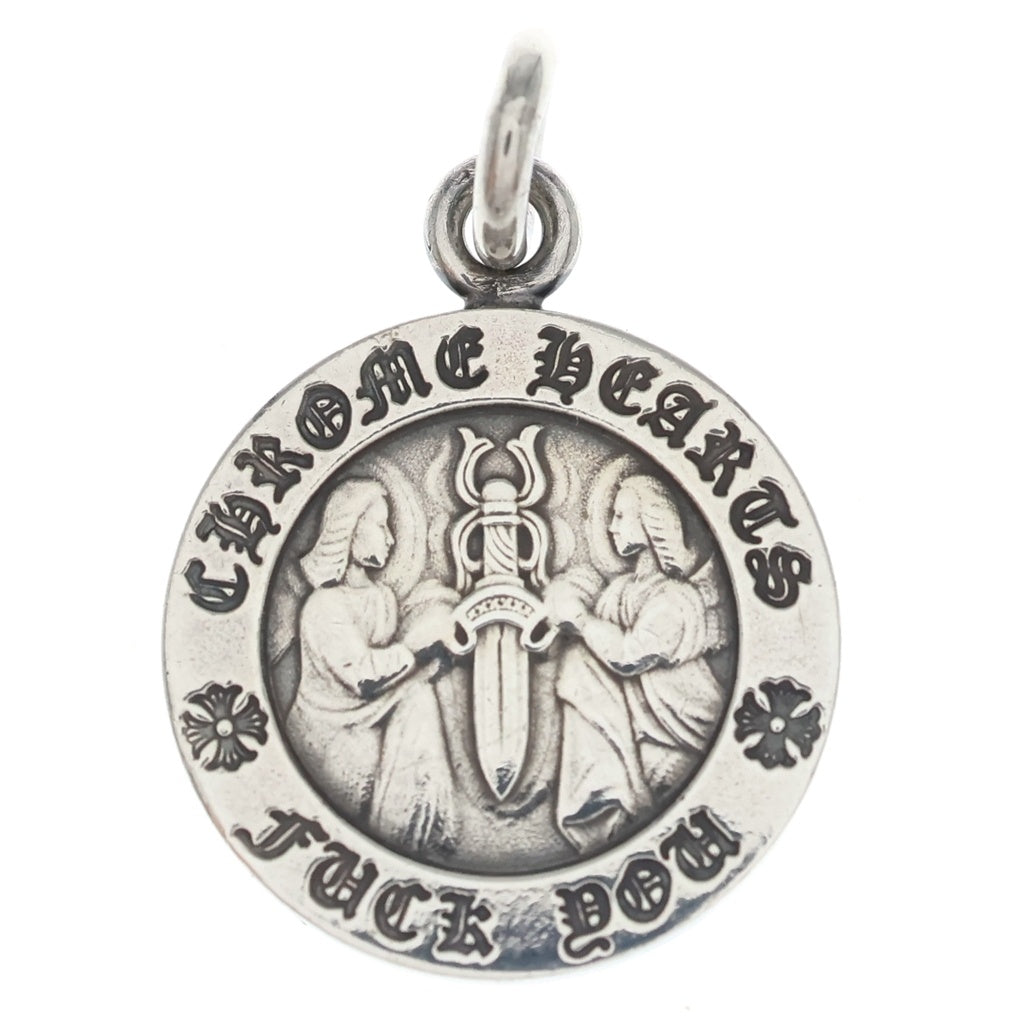 CHROME HEARTS(クロムハーツ) CHRM ANGL MDL V1 エンジェルメダルチャーム ペンダントトップ シルバーBCA229